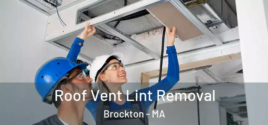 Roof Vent Lint Removal Brockton - MA